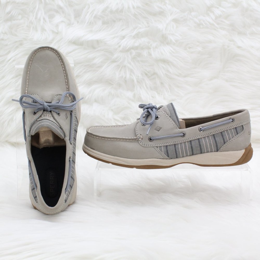 Sperry Women's Intrepid Griffin Boat Shoe (Grey)
